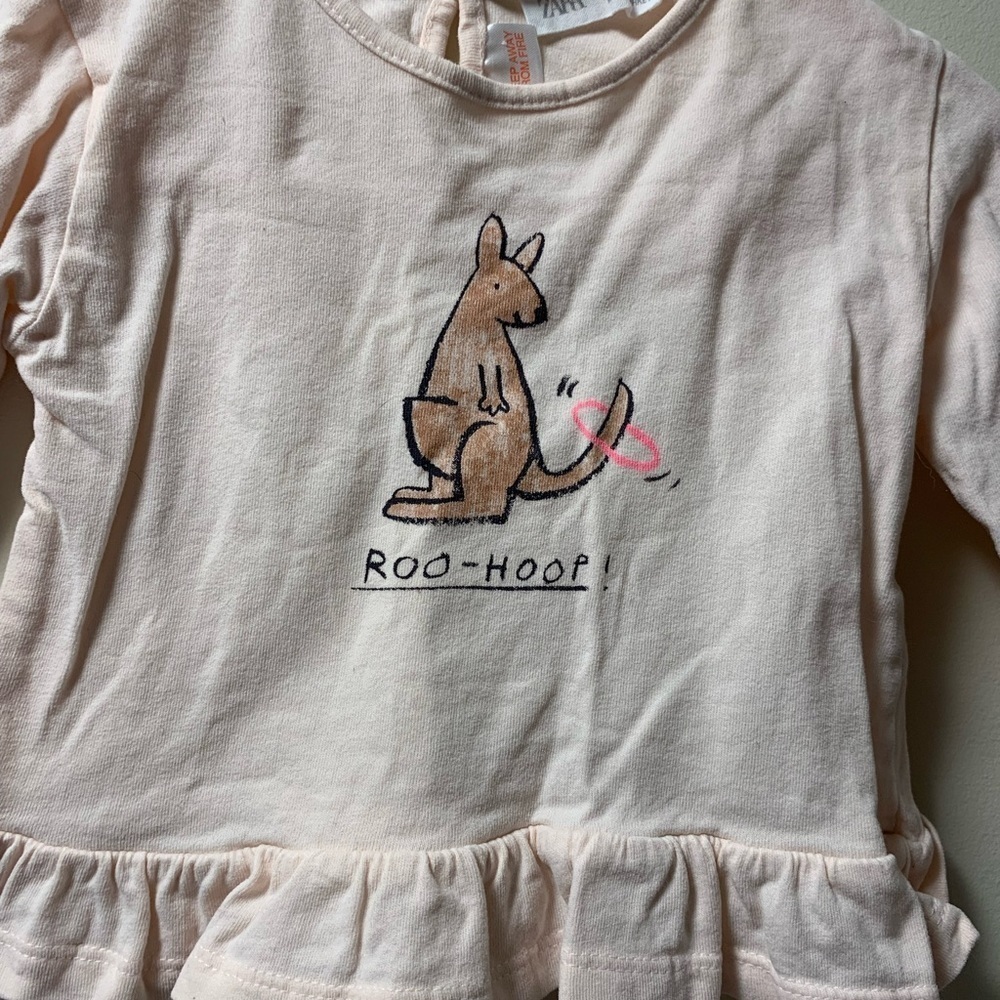 Zara pink Longsleeve 9-12months - Picture 2 of 4